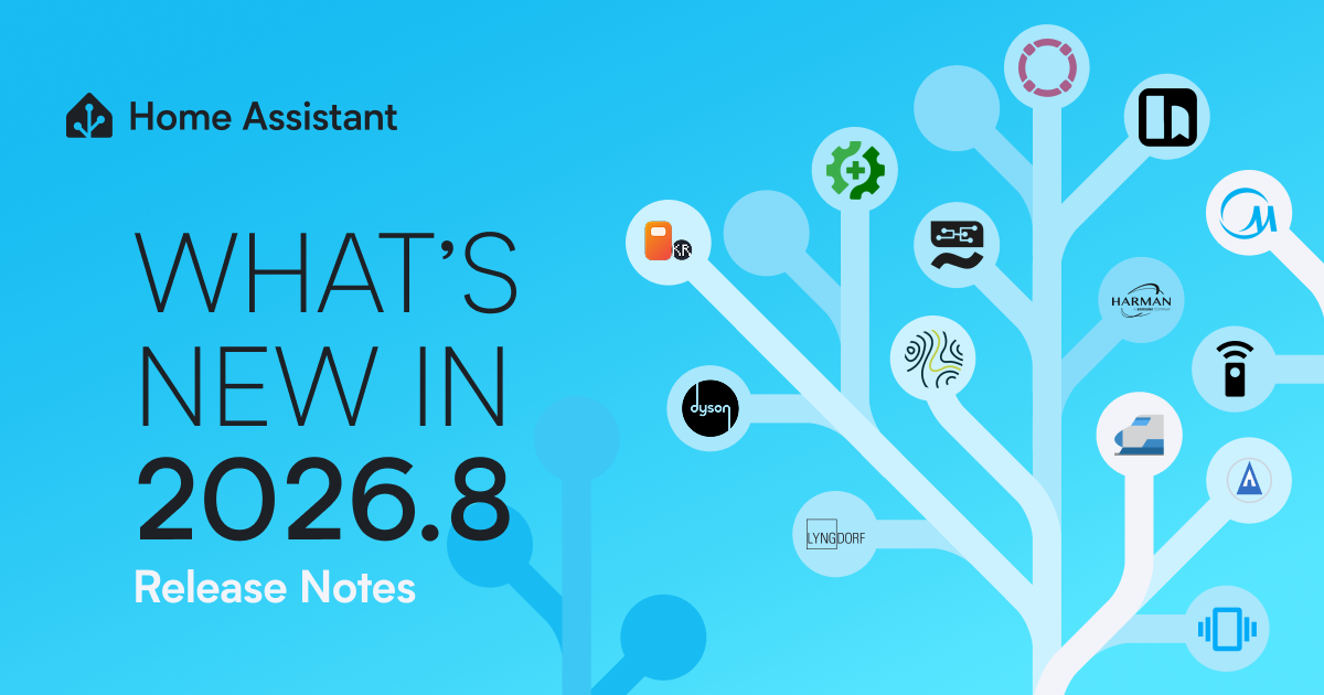 Home Assistant 2026.8 发布:弱化技术门槛,智能家居配置更接近普通用户封面图