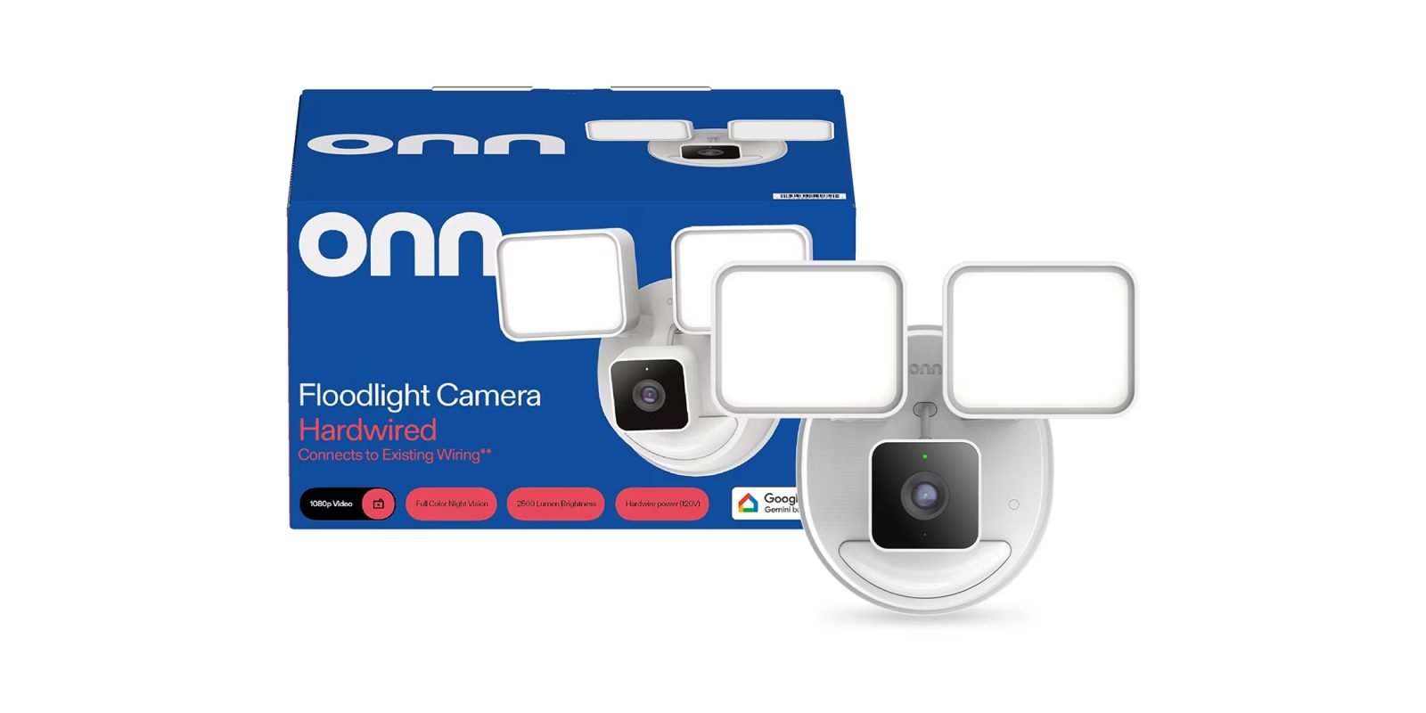 Onn Outdoor Floodlight Camera
