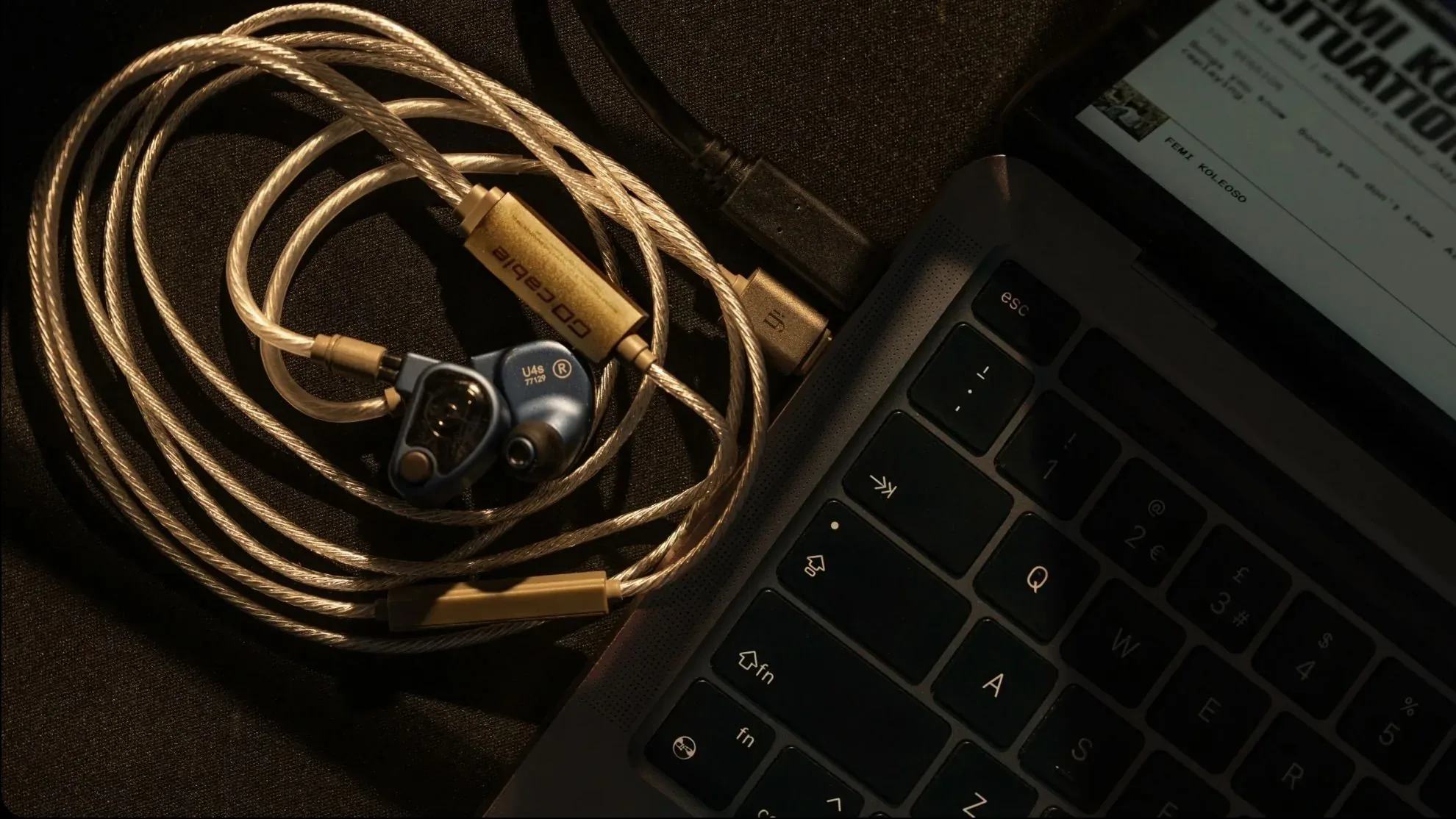 iFi 最新 Go Cable 将 DAC 和耳机放大器集成进 USB-C 入耳式耳机线封面图